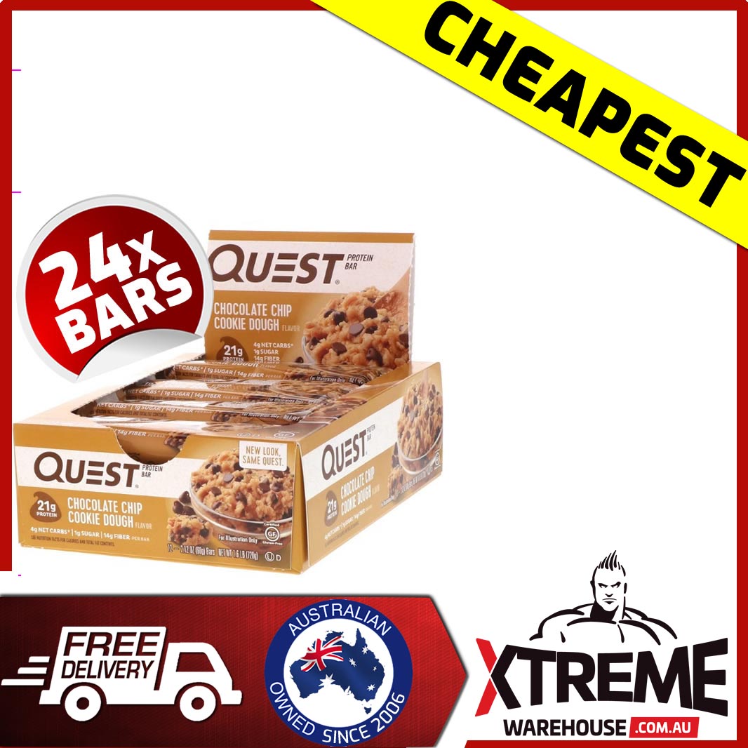 24 X QUEST BARS // NUTRITION PROTEIN GLUTEN FREE ENERGY SNACK LOW CARB